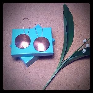 2/$12 Handcrafted Copper Dangle Earrings